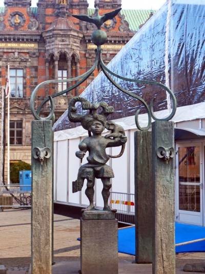 Brunnen am Malmöer Rathaus 1