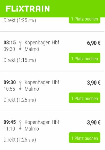 Mit dem Flixbus nach Malmö Mit dem Flixbus nach Malmö